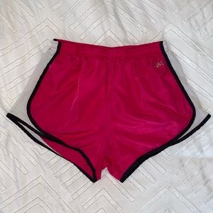 Pink athletic shorts